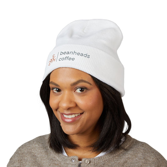 Beanie — Embroidered "beanheads coffee" Logo Cuffed Beanie