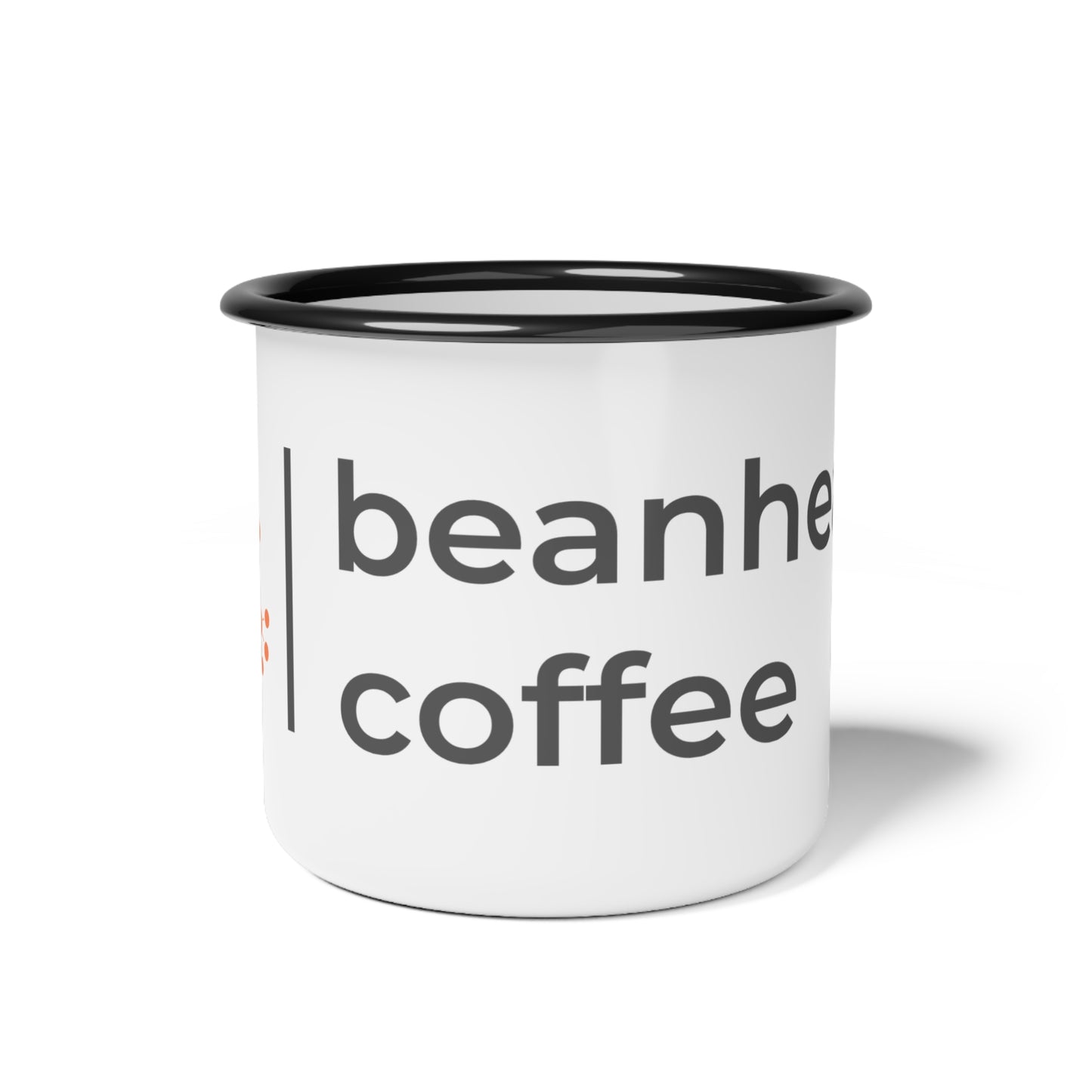 Enamel Camp Cup — Beanhead Coffee Logo Mug