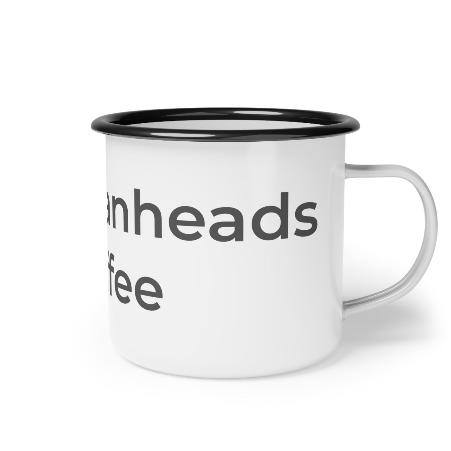 Enamel Camp Cup — Beanhead Coffee Logo Mug
