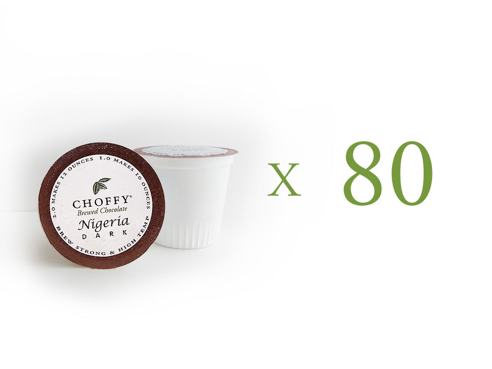 Nigeria Dark Choffy Brewed Cacao Single Serve Choffy Cups