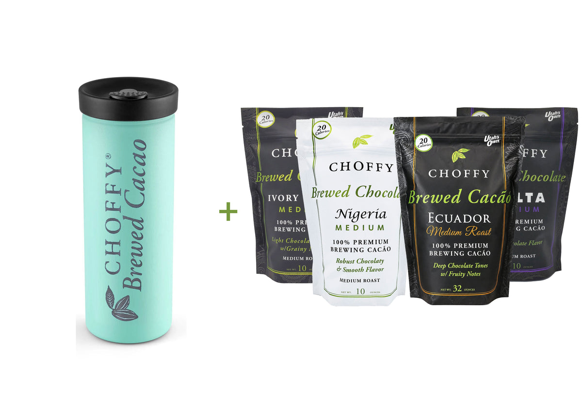 Choffy Brewed Cacao - Medium Roast Starter Kit