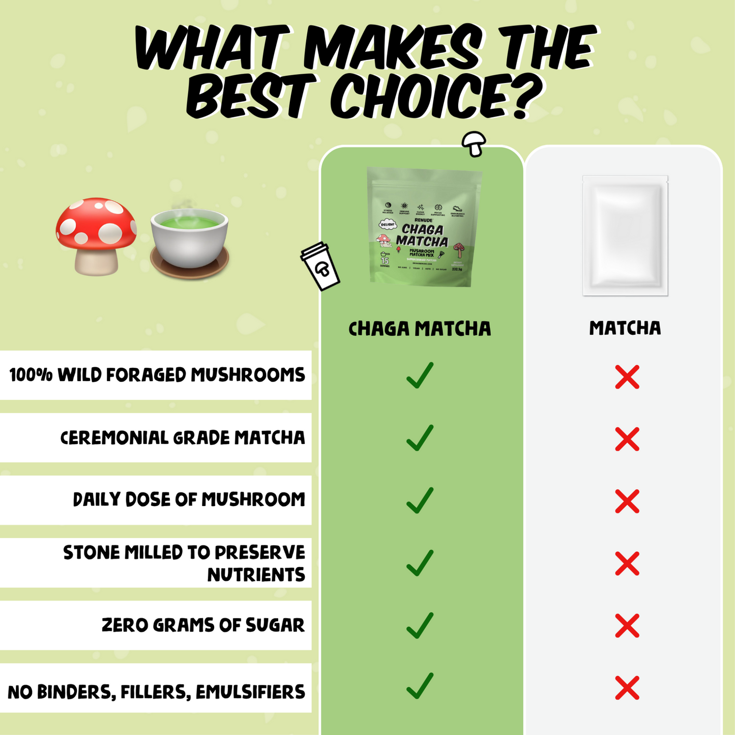Chaga Matcha: Matcha with Superpowers