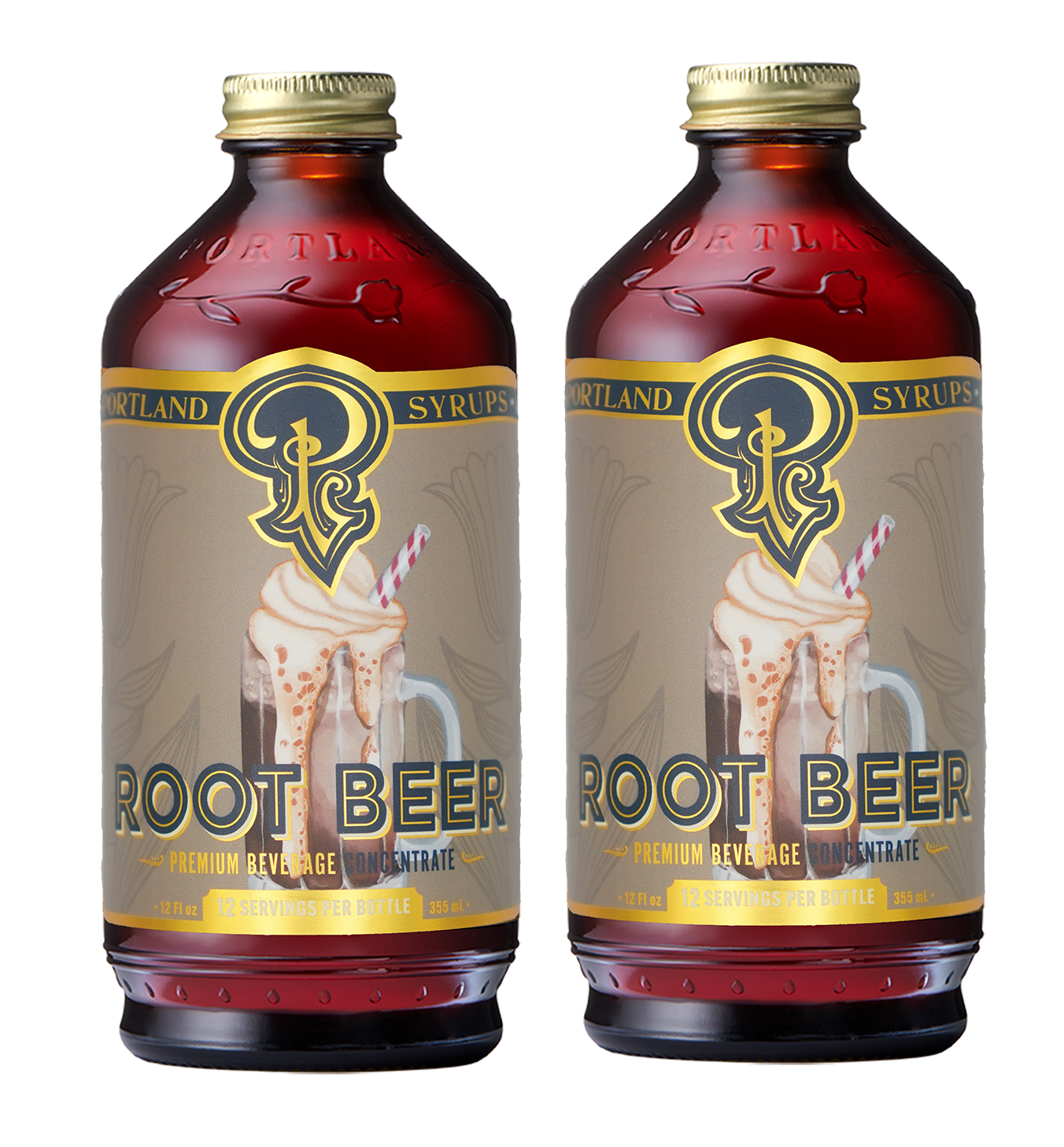 Genuine Root Beer Syrup two-pack